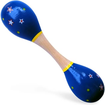 Image 1 of Pino Дървена музикална играчка Pino, Маракас Звездички, в дървена кутия