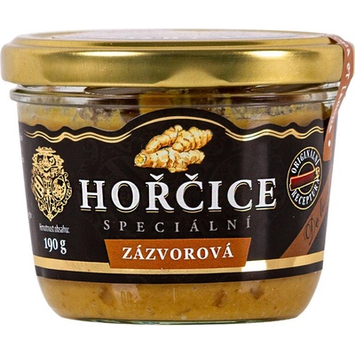Klášterní officína Hořčice ZÁZVOROVÁ 190 g