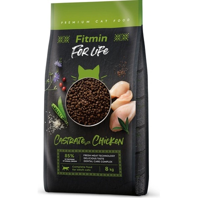 Fitmin For Life Granule pro kastrované kočky Chicken 8 kg