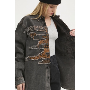 Y/Project Дънкова риза Y/Project EVERGREEN PARIS' BEST PATCH DENIM SHIRT (207SI002)