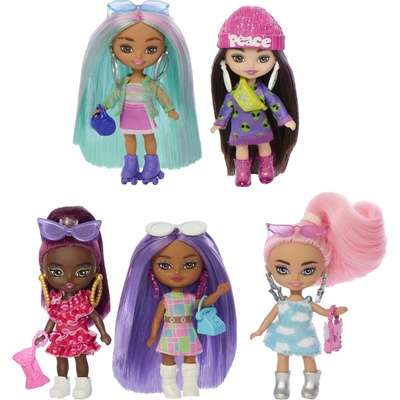 Mattel Barbie Extra Mini Minis Sada 5 ks panenek HPN09