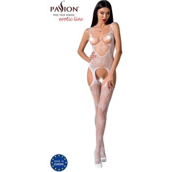 Image 1 of Passion Bodystocking BS075 White