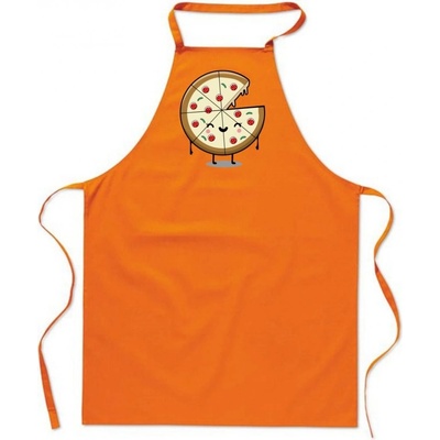 Povidlo.cz Zástěra Pizza Oranžová