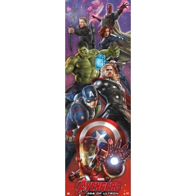 Plagát, Obraz - Avengers: Age Of Ultron, 53 × 158 cm