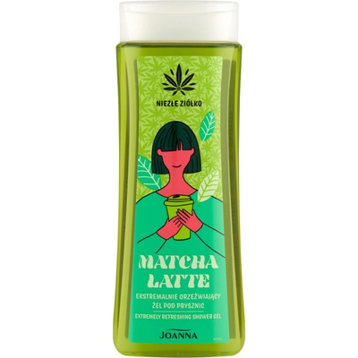 Joanna bylinkový sprchový gel konopný extrakt matcha latte 300 ml