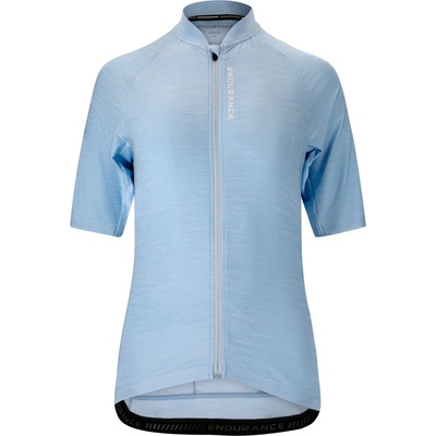 ENDURANCE Мъжка фланелка с къс ръкав за колоездене ENDURANCE Logan Cycling/MTB Melange S/S Jersey Cycling jersey - Windsurfer - размер XXL (056-3491-0516)