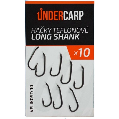 UnderCarp Teflónový LONG SHANK Veľ. 10 10ks