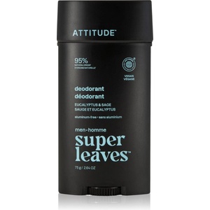 ATTITUDE Super Leaves Men Deodorant дезодорант без алуминий за мъже Eucalyptus & Sage 75 гр
