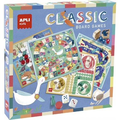 Apli Kids Hra Hus, Štyri v rade, Človeče nehnevaj sa, Hady a rebríky