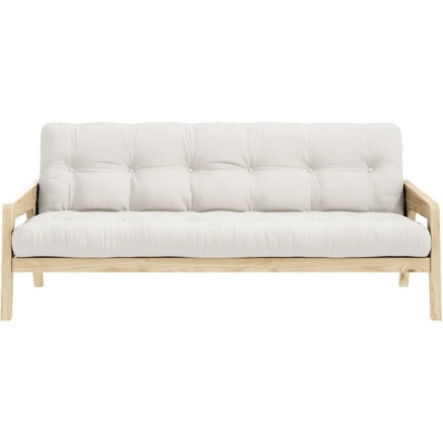 Karup Design Бял/бежов разтегателен диван 204 cm Grab - Karup Design (132101701)