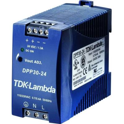 TDK-Lambda DPP30-24 sieťový zdroj na montážnu lištu (DIN lištu), 24 V/DC, 1.3 A, 30 W, výstupy 1 x