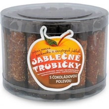 Bioprodukt JT Jablečné trubičky BC s čokoládovou polevou dóza 540 g