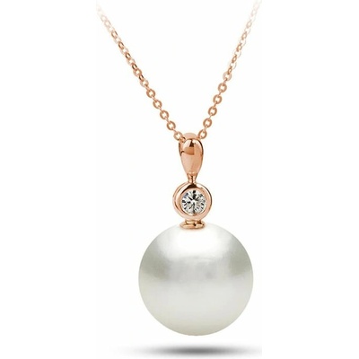 Eppi Zlatý přívěsek s jihomořskou perlou Paridhi P33225