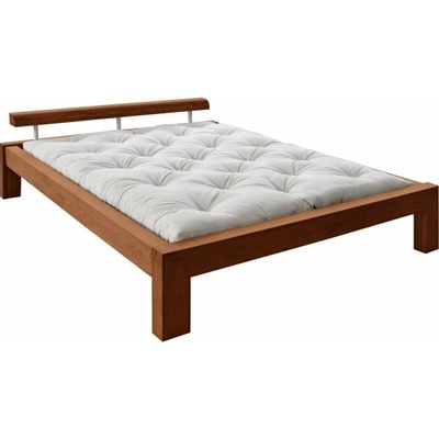 futons.cz Wood 02 natural alder bed olše / Višeň tmavá