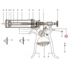 Háček posouvací k poloautomatu Roux Revolver