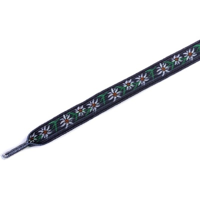 TOBBY EDELWEISS Dětské elastické ploché černé