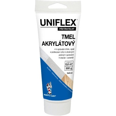 Uniflex akrylátový tmel na sádrokarton, zdivo a dřevo 300 g