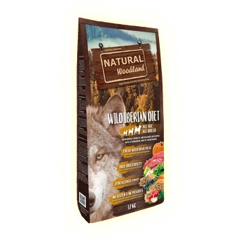 Natural Greatness Natural WoodLand Wild Iberian Diet - Прясно месо от Диво прасе - храна за кучета от всички възрасти и породи с 100% натурални съставки - 10 кг, Испания ASM88WB10