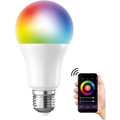 Solight Chytrá WiFi žiarovka LED E27 10W RGB