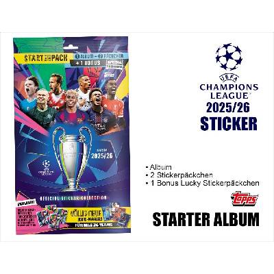 Topps Uefa Champions League 2025/2026 stickers multipack