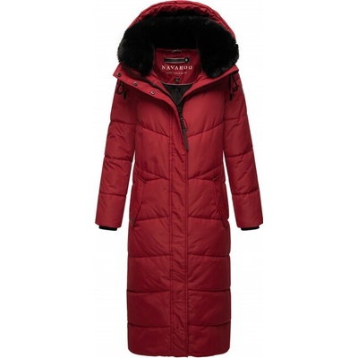 Navahoo Hingucker dámska zimná bunda s kapucňou dark red