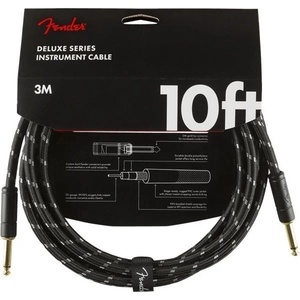 Fender Deluxe Series Black 3 m Директен - Директен Инструментален кабел (0990820092)