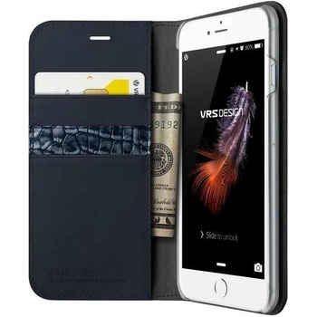 VRS Design Genuine Leather Case - iPhone 7 Plus case black