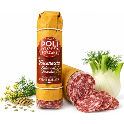 Poli sapori toscana vepřový salám toskánský s fenyklem 400 g