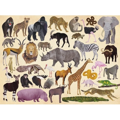 Better Brand Thirty six Wild Animals/Divoká zvířata 300 dílků