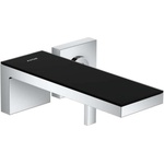 Hansgrohe MyEdition - Смесител за мивка за вграждане, хром/черно стъкло 47060600 (47060600)