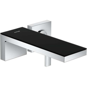 Hansgrohe MyEdition - Смесител за мивка за вграждане, хром/черно стъкло 47060600 (47060600)