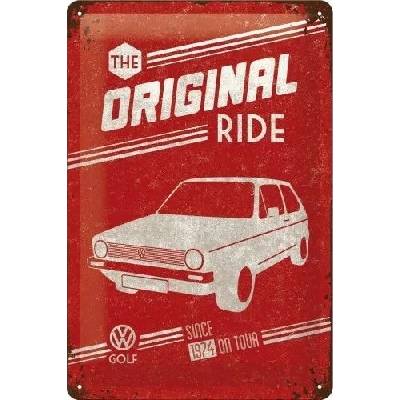 Plechová ceduľa Volkswagen VW - Golf 1974, 20 x 30 cm