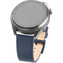 Remienky k inteligentným hodinkám FIXED Leather Strap s šířkou 22mm modrý FIXLST-22MM-BL