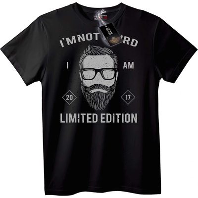 NOONEBRAND Тениска Ограничено Издание Брадат Мъж - XL, Black