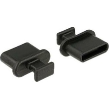 Delock Prachová záslepka pro USB Type-C samice s uchopením 10 kusů černá (64013)