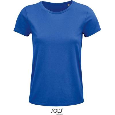 SOL'S Crusader Women Dámske tričko z bio bavlny modrá royal