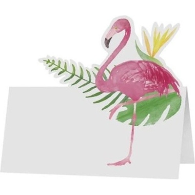 CHAKS Jmenovky na stůl Plameňák 8x8cm 6ks – Zbozi.Blesk.cz