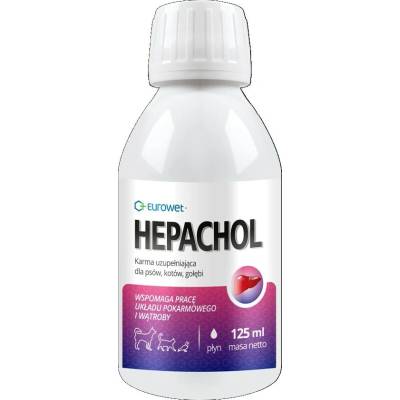 Eurowet Hepachol doplnky výživy pre psov a mačky 125 ml