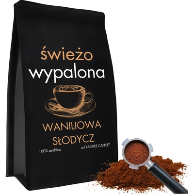 Yankee Caffee 100 % Arabica s vanilkovou príchuťou mletá 0,5 kg