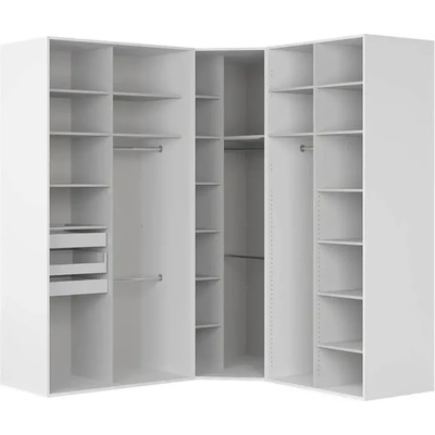 BRW Ъглов гардероб flex - 203 * 223 * 240 (f57-szafa_zestaw_144-bi)
