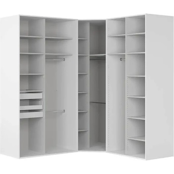 BRW Ъглов гардероб flex - 203 * 223 * 240 (f57-szafa_zestaw_144-bi)