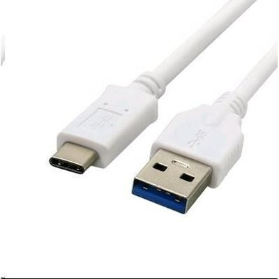 C-Tech CB-USB3C-10W USB 3.0 AM na USB-C (AM/CM), 1m, bílý