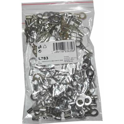 Káblové oko Atos RNB 5,5-6, 6,5 mm, pre kábel 4–6 mm², 100 ks