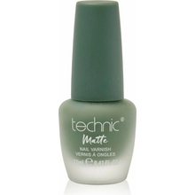 Technic Cosmetics Matte Nail Varnish dlouhotrvající lak na nehty s matným efektem odstín Green Whit Envy 12 ml
