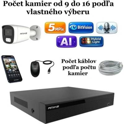 Amiko IP kamerový set Ai Dl Tube 1501K9 16