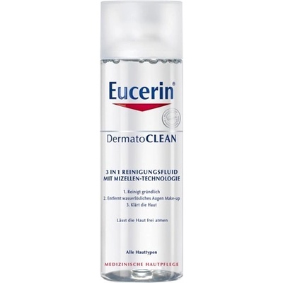 Eucerin čistiace micelárna voda 3 v 1 DermatoCLEAN 200 ml