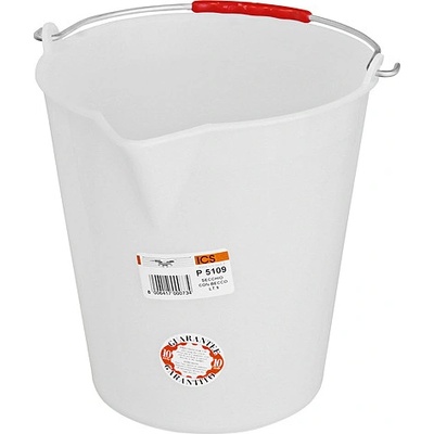 Strend Pro ICS vedro plastové biele s výlevkou 12 l