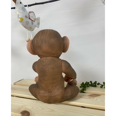 Guca 992 REBORN OPIČKA s celovinylovým telom 32 cm