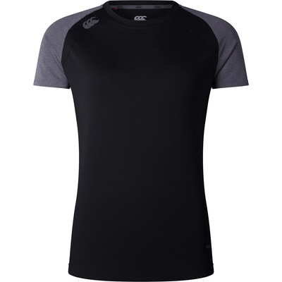 Canterbury Тениска Canterbury Women's Elite Training Short-Sleeve Performance T-Shirt - Black/Marl