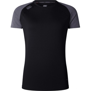 Canterbury Тениска Canterbury Women's Elite Training Short-Sleeve Performance T-Shirt - Black/Marl